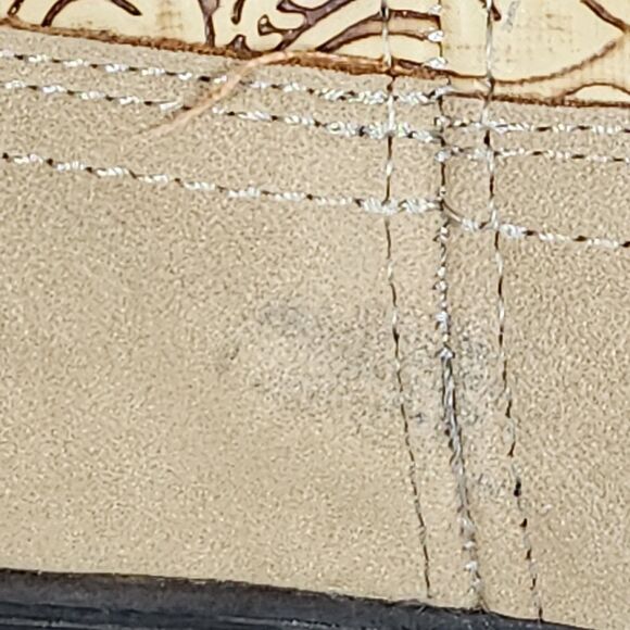 DINGO Brown Suede Booties Women's‎ Size 8.5 southwest ankle boots strap western - Picture 12 of 14